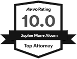 Avvo Rating 10.0 Sophie Marie Alcorn Top Attorney